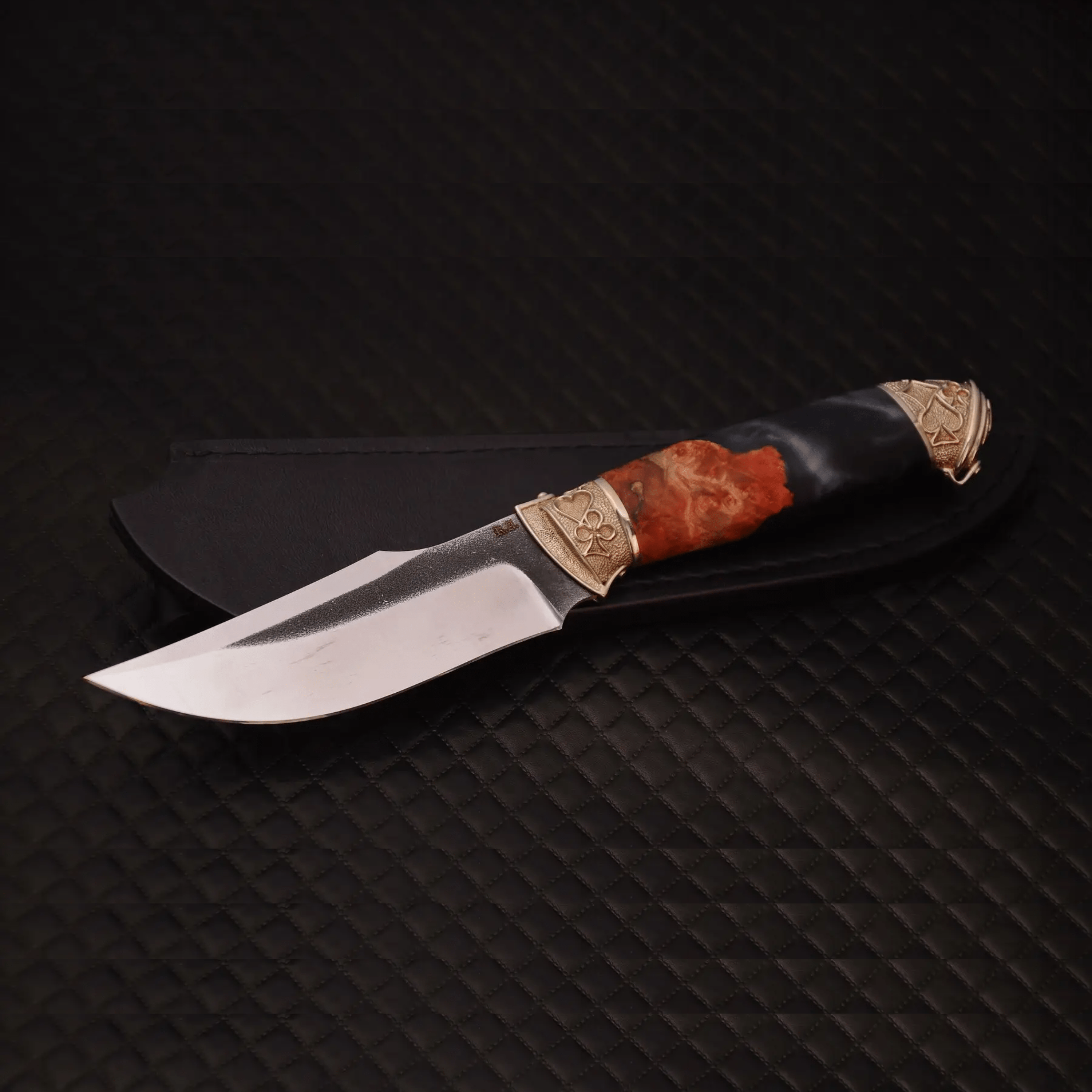 Premium Custom Handmade Hunting Knife with Leather Sheath main image 0