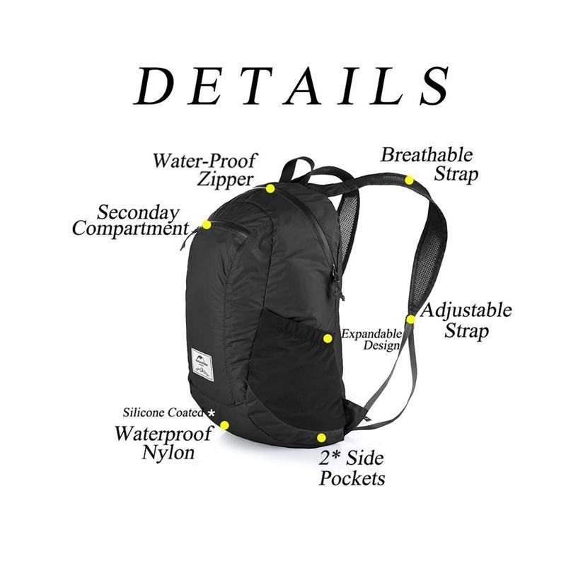 Waterproof  Camping Backpack 18L