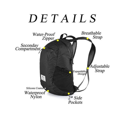Waterproof  Camping Backpack 18L