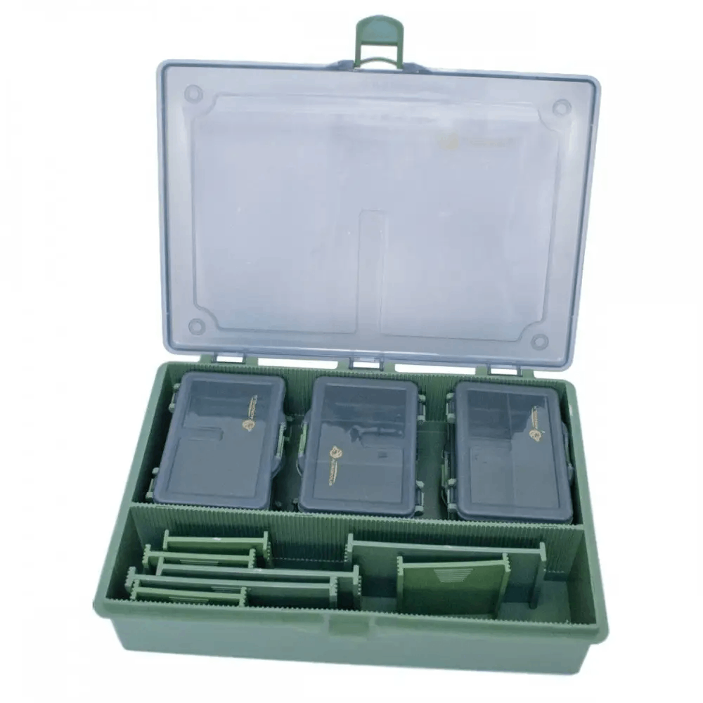Fisherman Plastic Universal Tackle Box for Carp Fishing from a Boat