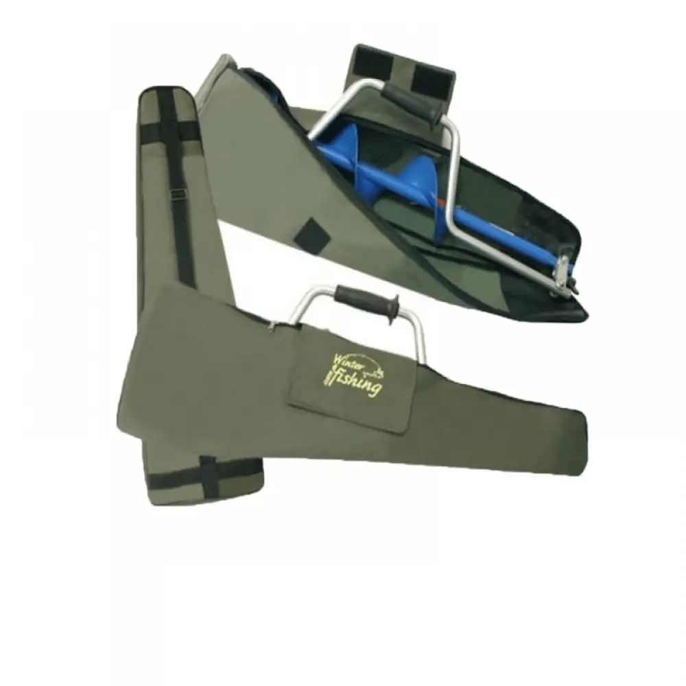 Fishing Case for Storing and Transporting an Ice Auger Universal