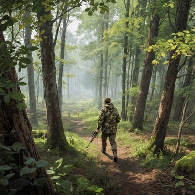 Silent Movement: How to Walk in the Woods Without Being Heard?