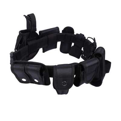 Tactical military belt with enforcement features