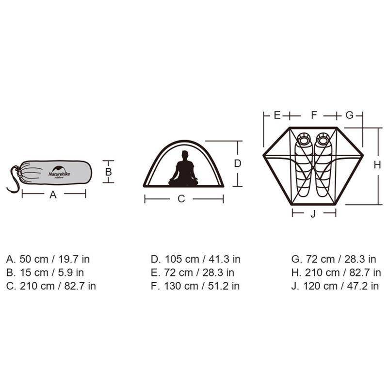 Cloud-Peak 2 People 4-Season Camping Tent - HUNTING CASE