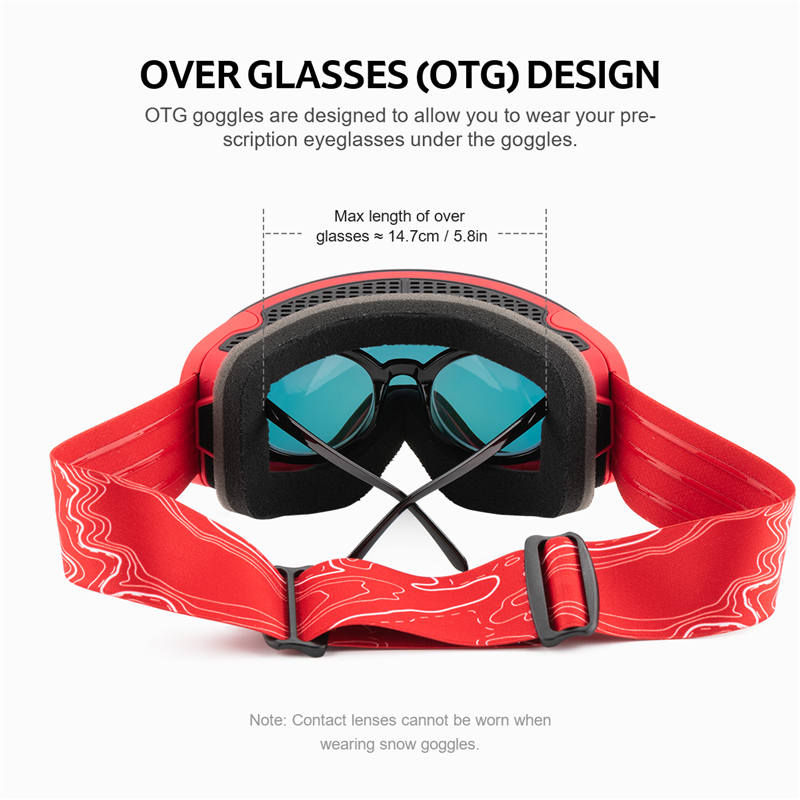 Ski Goggles UVA400 Anti-Fog Glasses Unisex