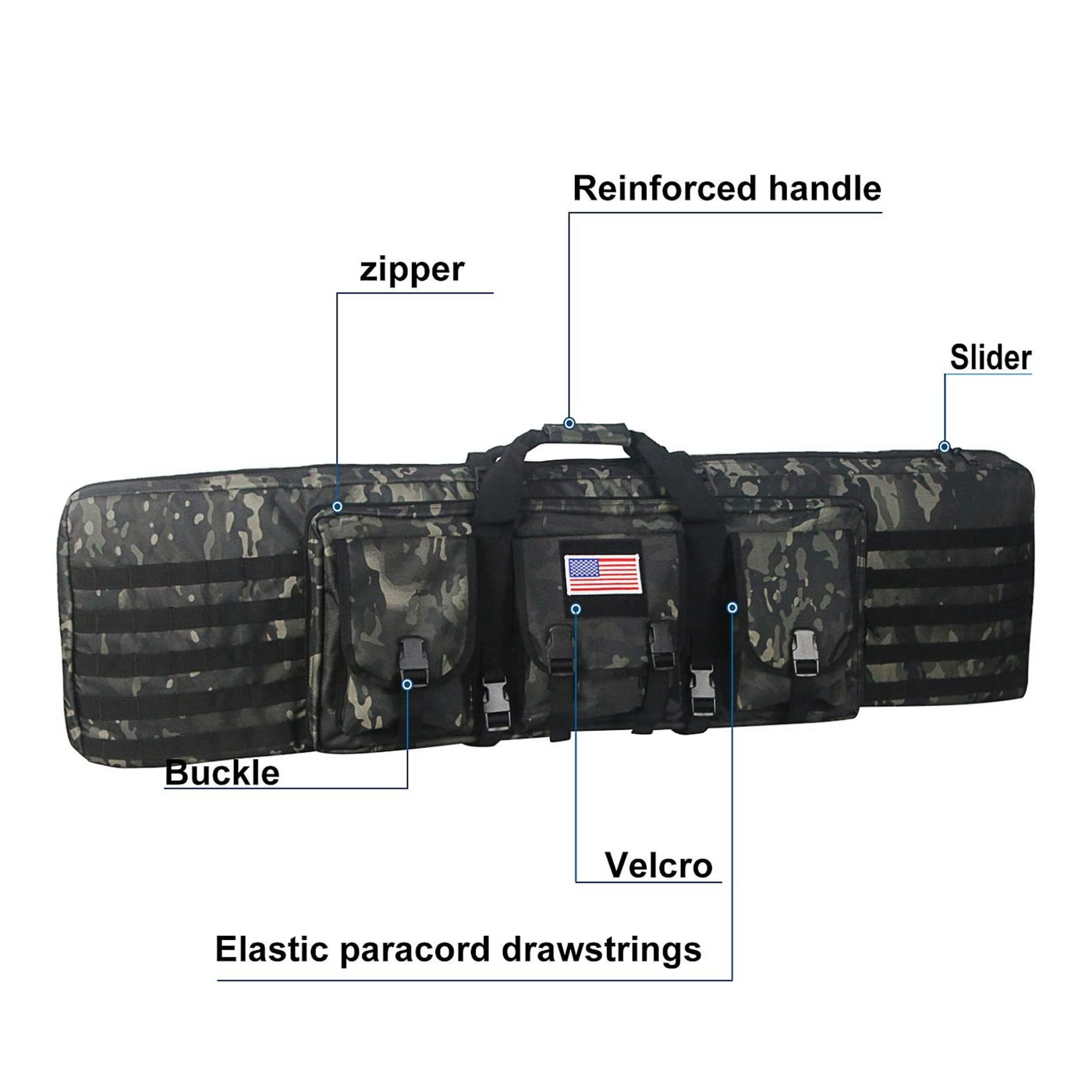 Double rifle bag designed for American Classic firearms, 42 inches