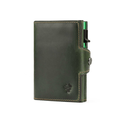 Leather Wallet With Comprehensive Functional Details - HUNTING CASE