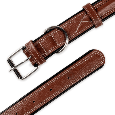 Thin Leather Dog Collar