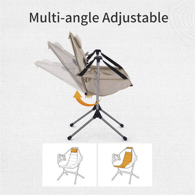 Foldable Rocking Camping Chair - HUNTING CASE