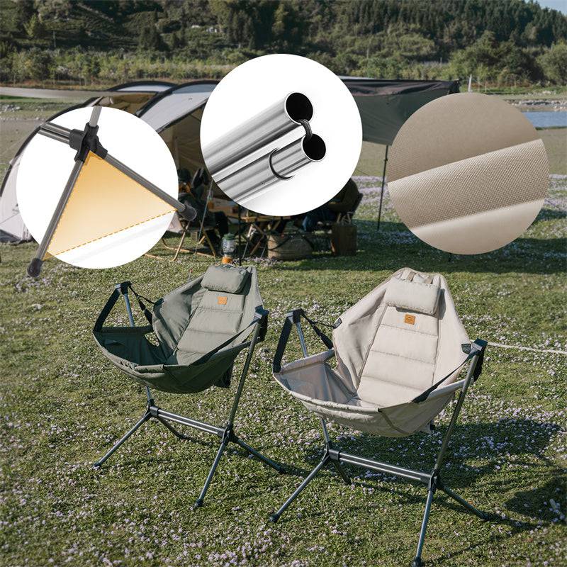 Foldable Rocking Camping Chair - HUNTING CASE