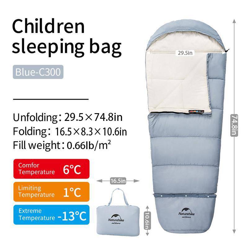 Cotton Kids Sleeping Bag - HUNTING CASE