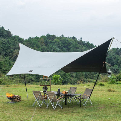 Naturehike（SHARK） Black Vinyl Hexagonal Sunshade - HUNTING CASE