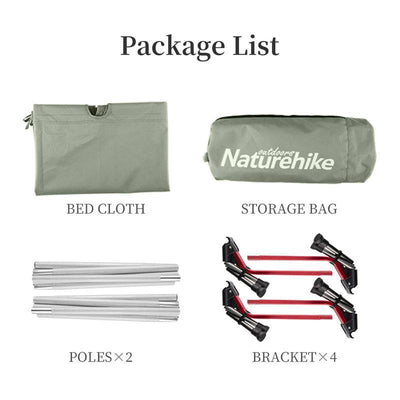 Naturehike  Outdoor Folding Camp Bed - HUNTING CASE