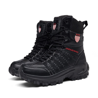 Waterproof military boots for men