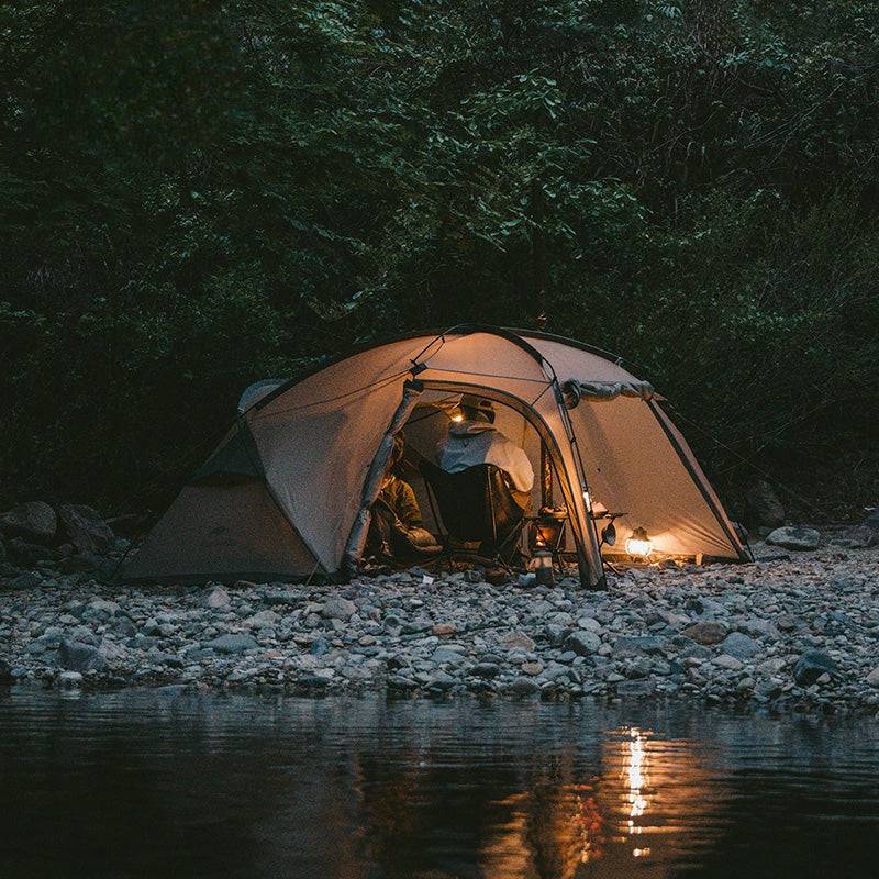 Mountain Peak Hot Tent One-Bedroom One Living Room - HUNTING CASE