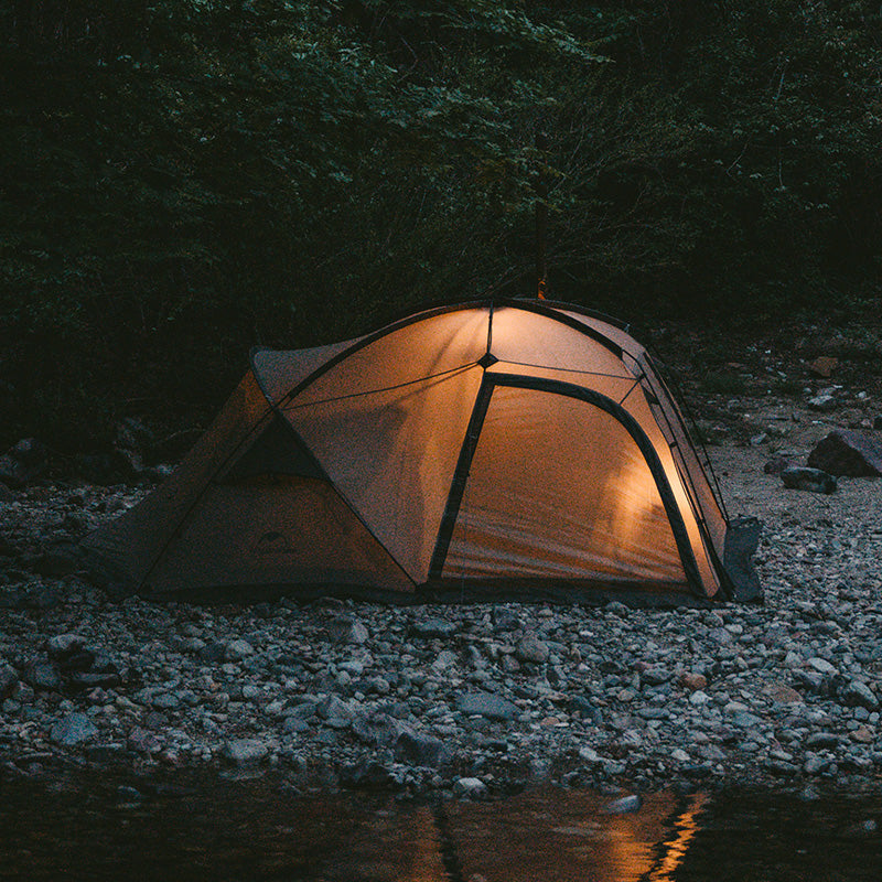 tent for one night Mountain Peak Hot Tent One-Bedroom One Living Room