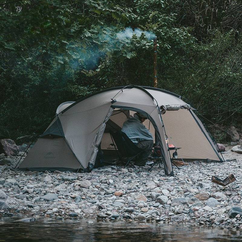 Mountain Peak Hot Tent One-Bedroom One Living Room - HUNTING CASE