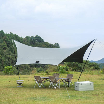 Naturehike（SHARK） Black Vinyl Hexagonal Sunshade - HUNTING CASE