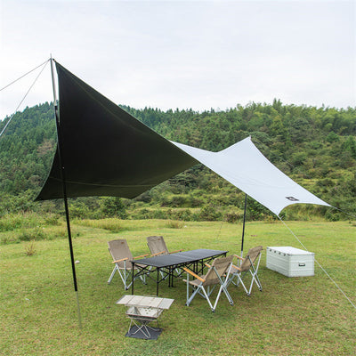 Naturehike（SHARK） Black Vinyl Hexagonal Sunshade - HUNTING CASE