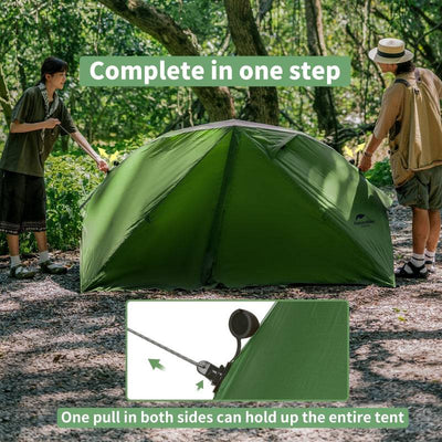 Naturehike Canyon 2 Person Pop Up Tent - HUNTING CASE