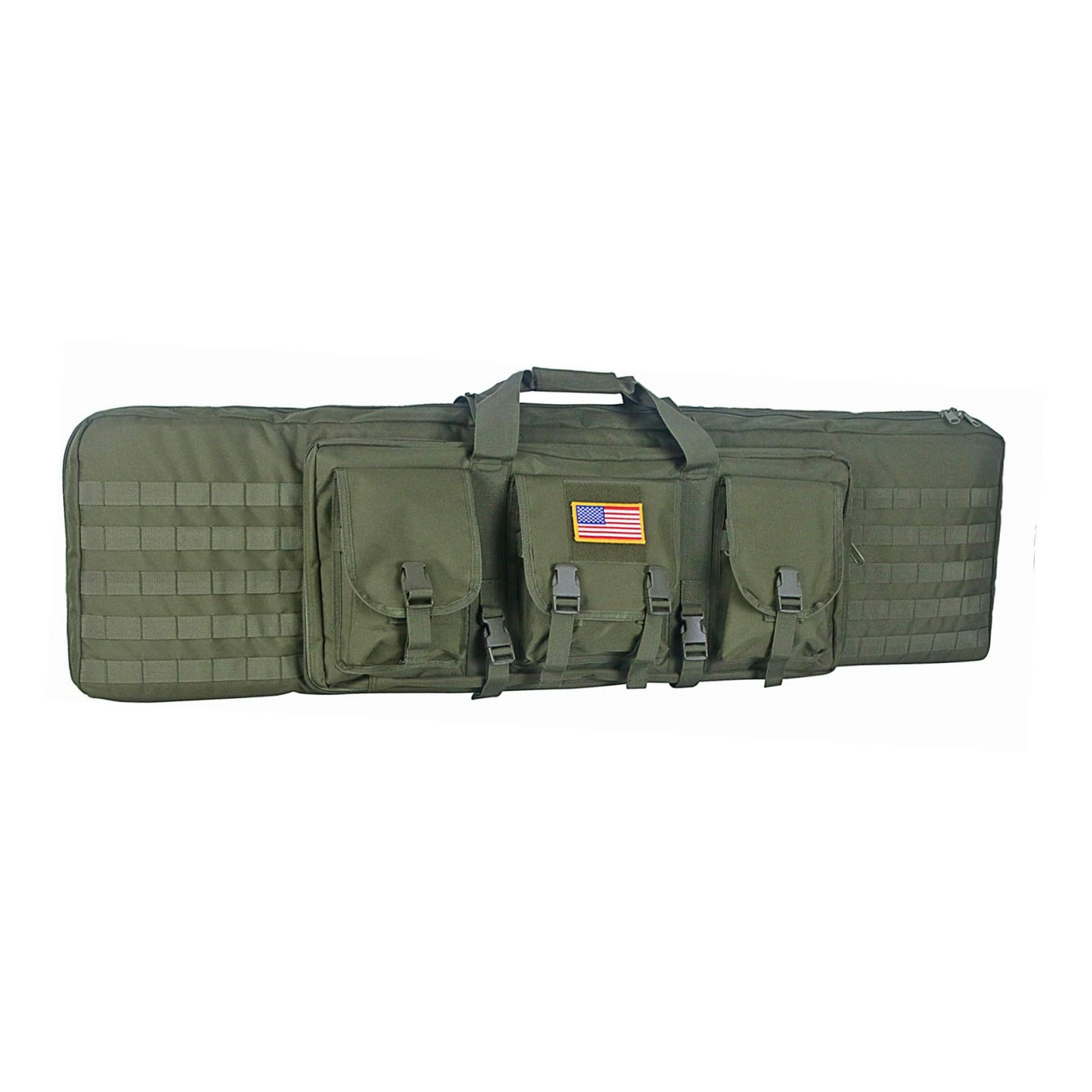 Double rifle case with 42-inch capacity for American Classic tactical firearms