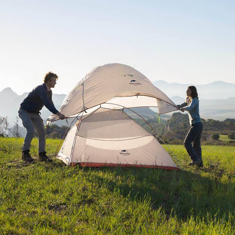 Cloud UP 2 People 3-season Camping Tent 210T(Color random)——Special Price & Limited Quantity - HUNTING CASE