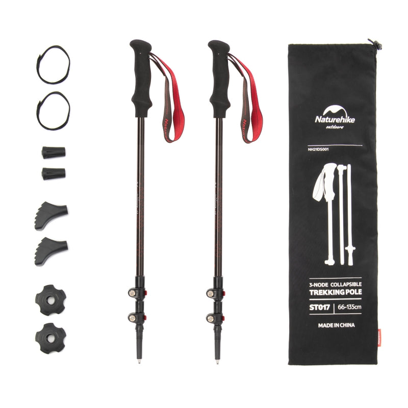 External locking aluminum trekking pole - HUNTING CASE