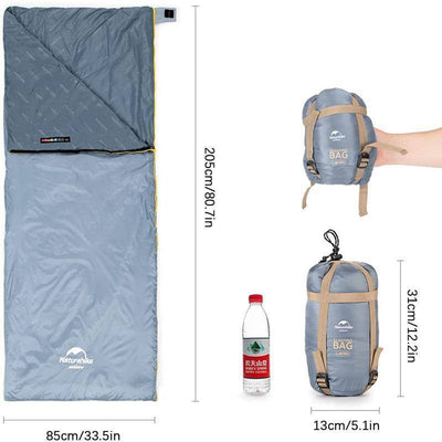 Lightweight Summer Sleeping Bag LW180 - HUNTING CASE