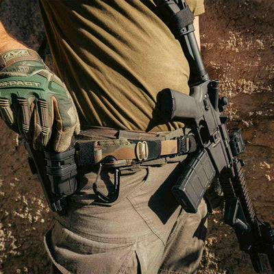 Fast-release tactical webbing belt