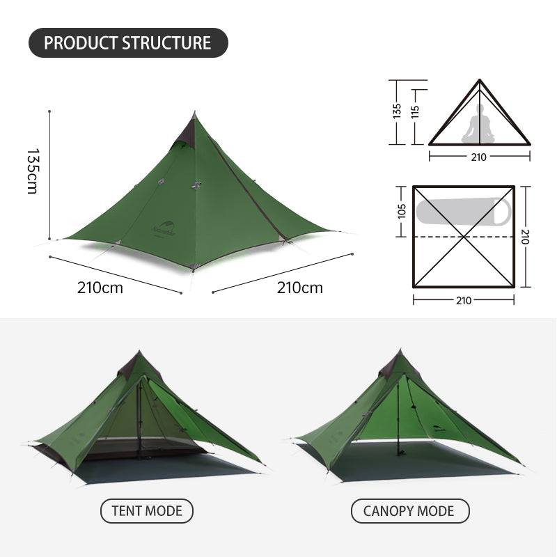 Camping Tent - Lightweight, Waterproof, and Versatile for Hiking and Camping - HUNTING CASE