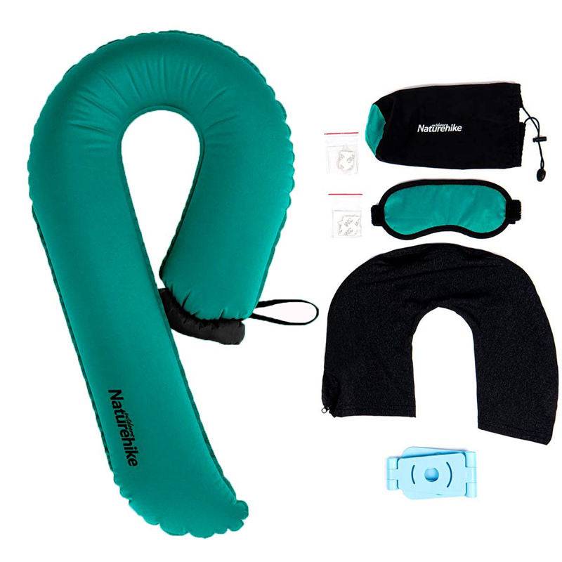 Naturehike Travel Pillow Compact Neck Pillow Instantly Inflatable - HUNTING CASE