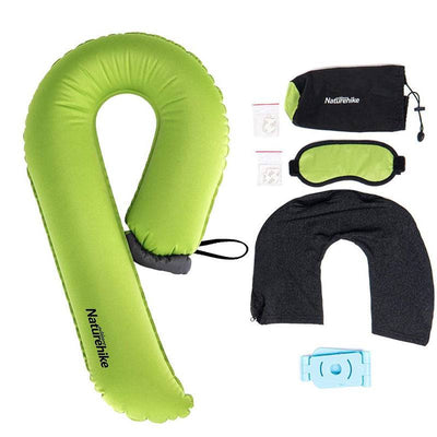 Naturehike Travel Pillow Compact Neck Pillow Instantly Inflatable - HUNTING CASE