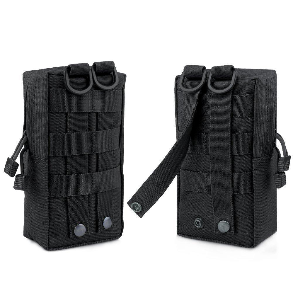 Water-resistant Molle pouches for gear organization