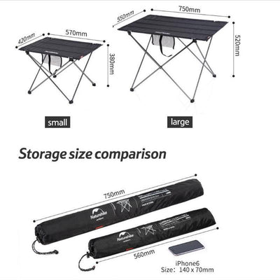 Naturehike Oxford cloth Folding camping Table - HUNTING CASE