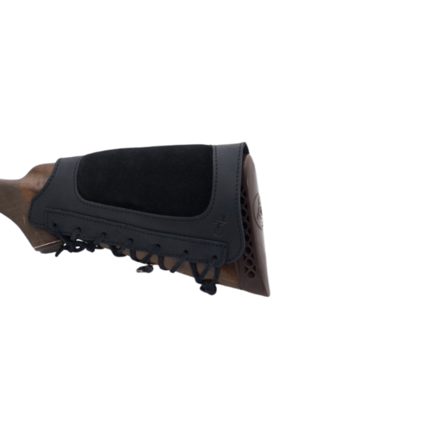 rifle stock ammo holder with cover	