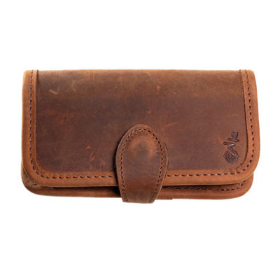 Leather Ammo Pouch for 6 Rounds 12 Gauge – Classic Design - HUNTING CASE