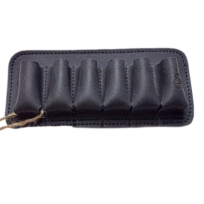 Open Leather Ammo Pouch for 6 Rounds – Classic Design - HUNTING CASE