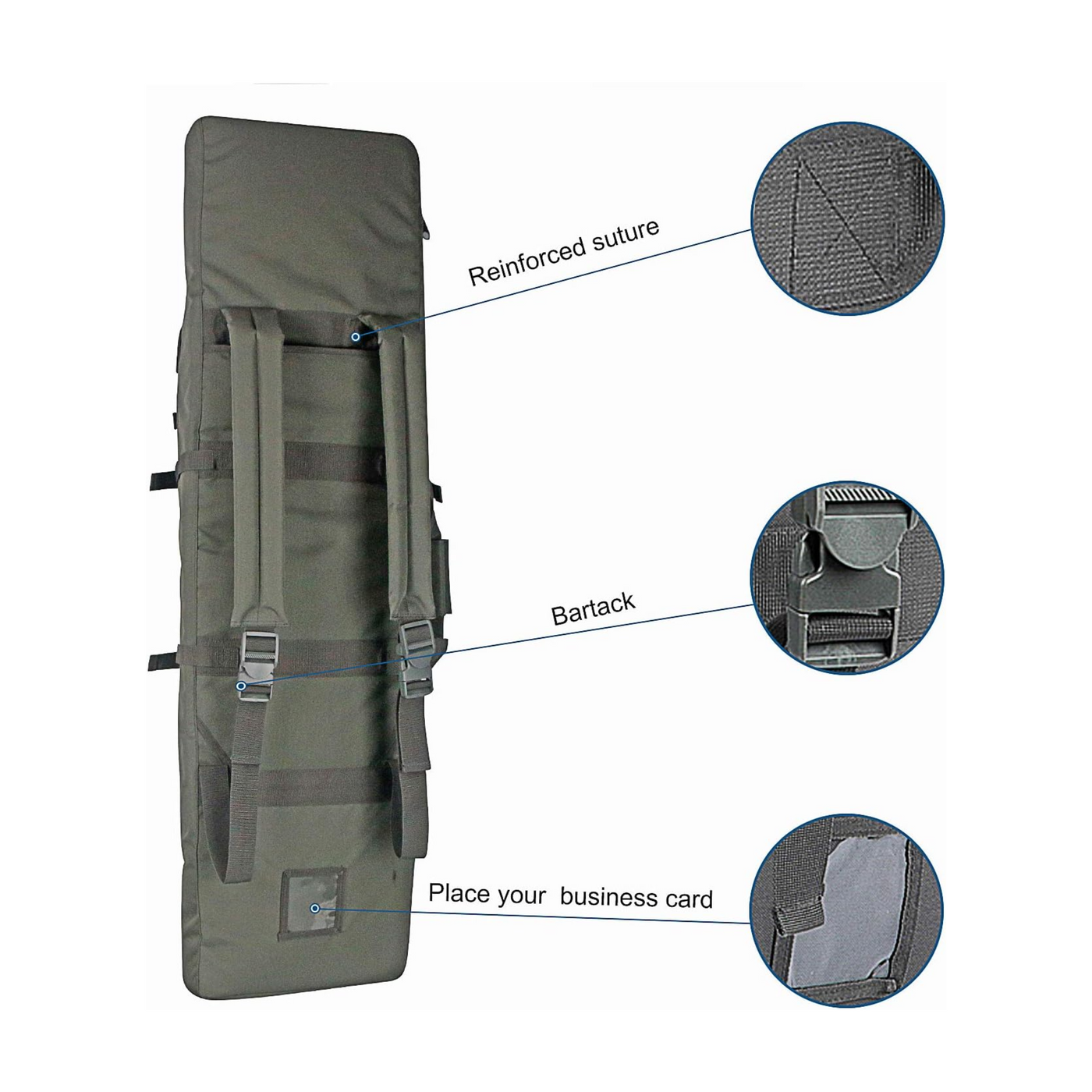 American Classic tactical gun bag with 42-inch double rifle storage