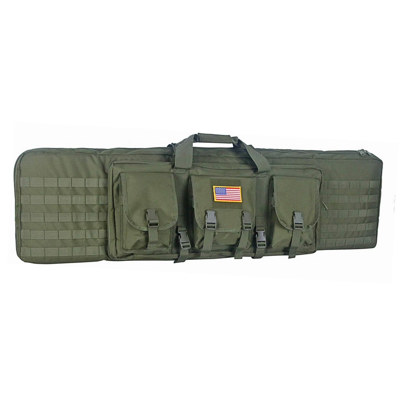 American Classic tactical gun bag with specialized storage for two rifles, 42-inch