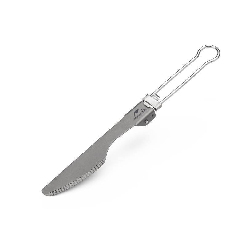 Naturehike Outdoor Titanium Alloy Portable Tableware Travel Meal Spoon Fork - HUNTING CASE