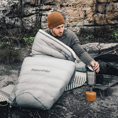 Featherlight and Insulated - Naturehike Quilt Ultralight Sleeping Bag - HUNTING CASE