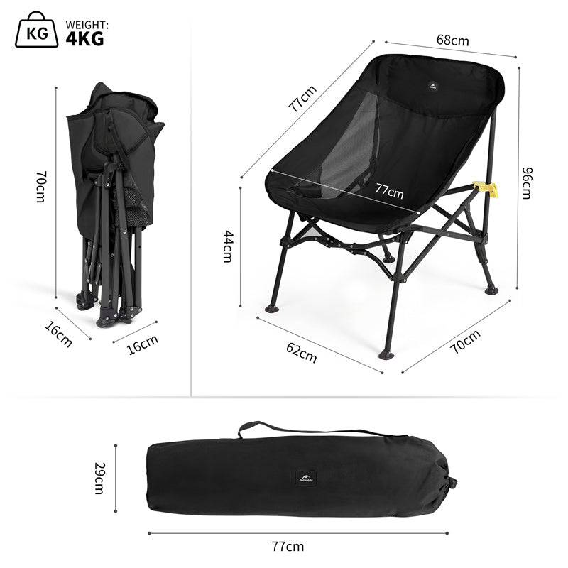 Naturehike GatherFold Chair - StarMoon Plus - HUNTING CASE