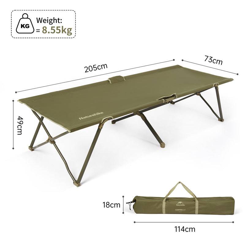 Naturehike XJC14 Outdoor Folding Military Bed - HUNTING CASE