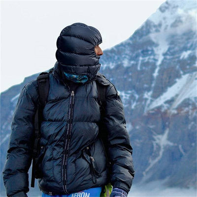 Naturehike Winter Outdoor Hiking Windproof Hood Warm Goose Down Hat - HUNTING CASE