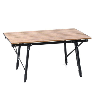 Naturehike Wood Grain Telescopic Foldable Picnic Table MW03 - HUNTING CASE