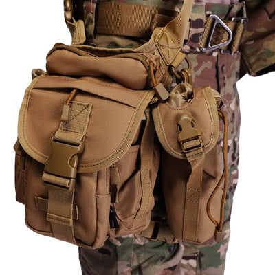 Hunting waist bag with holster