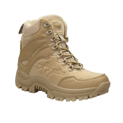 Military-inspired design tactical desert boots