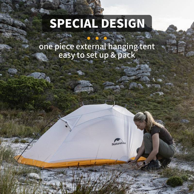 Naturehike Cloud Wings 10D Ultra-light Two-person Tent - HUNTING CASE