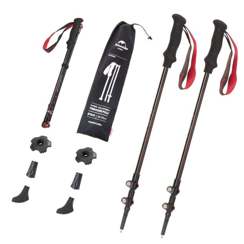 External locking aluminum trekking pole - HUNTING CASE