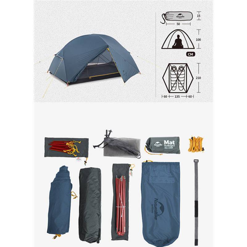 Mongar 2 Person Camping Tent - HUNTING CASE